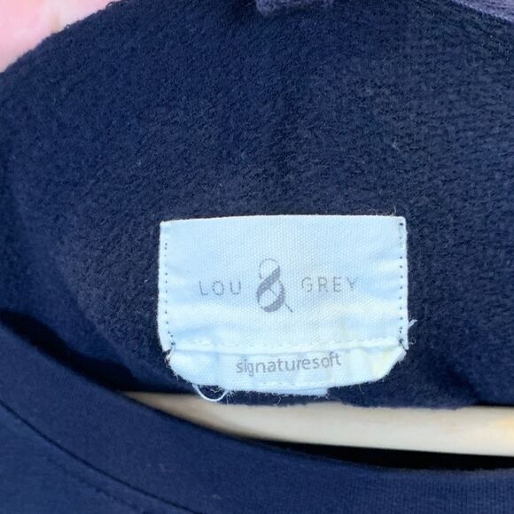 Lou & Grey signature soft long sleeved navy blue teeshirt size large - Picture 8 of 11